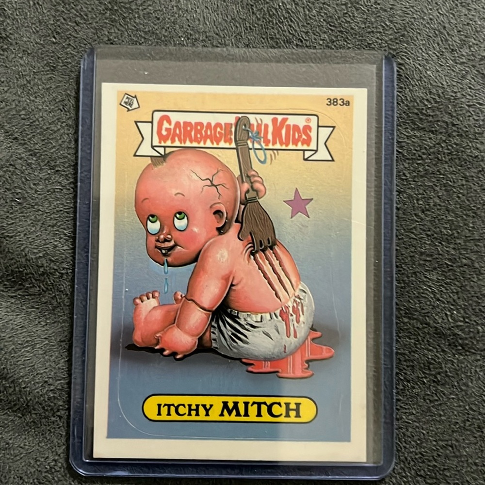Topps garbage pail kids card